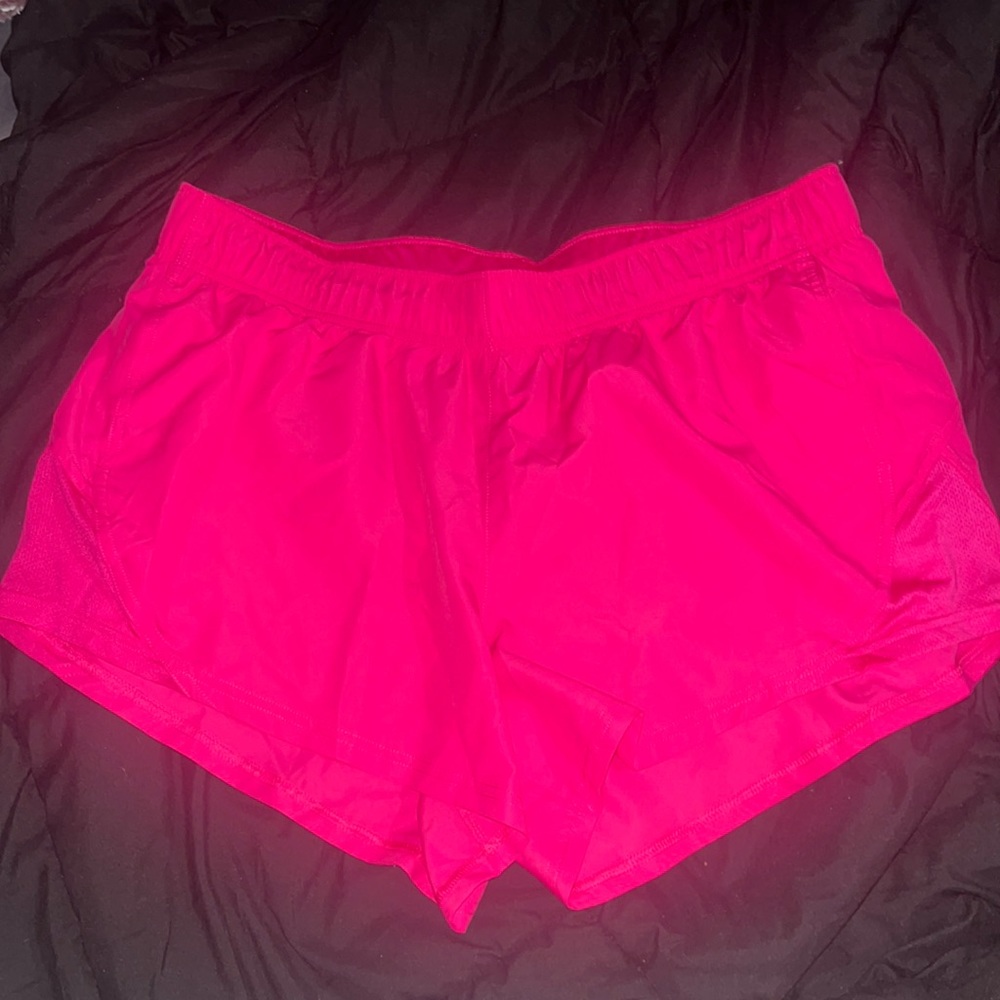 cute pink athletic shorts! Just too big on me!
